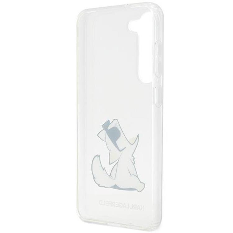 KARL LAGERFELD Karl Lagerfeld Mobilskal till Galaxy S23 Plus Choupette Fun - Clear
