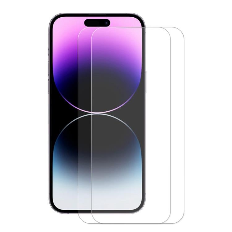 OEM [2-PACK] iPhone 15 Pro Max Härdat Glas Skärmskydd - Clear