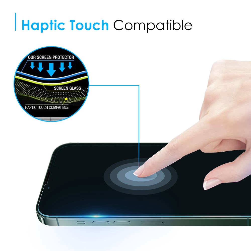 OEM [1-PACK] iPhone 15 Pro Härdat Glas Skärmskydd - Clear