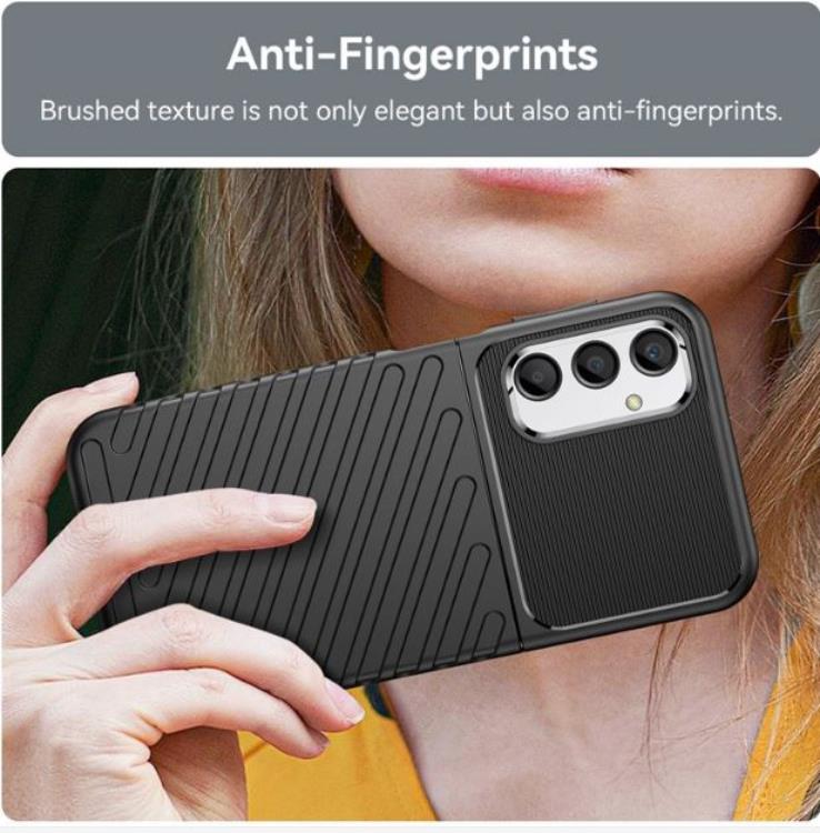 OEM Mobilskal till Galaxy A24 4G Thunder Twill - Svart