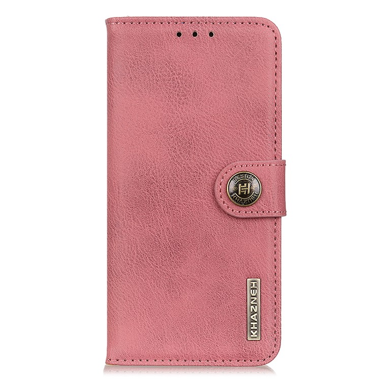 KHAZNEH KHAZNEH Galaxy A24 4G Plånboksfodral Cowhide - Rosa