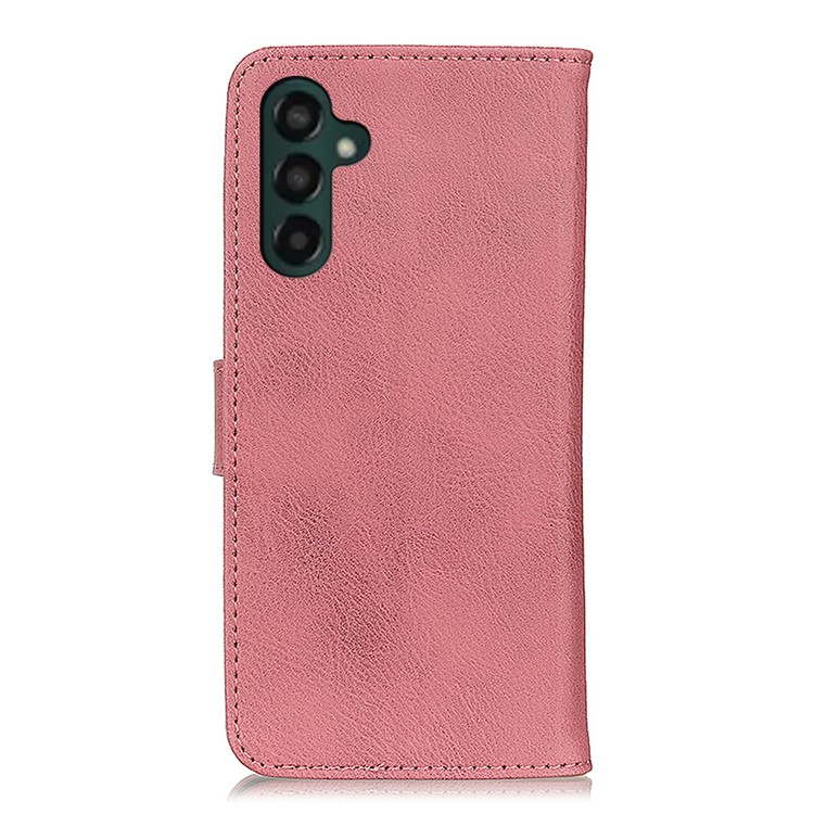 KHAZNEH KHAZNEH Galaxy A24 4G Plånboksfodral Cowhide - Rosa