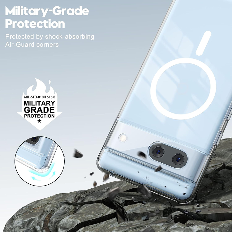 Boom of Sweden BOOM Mobilskal till Google Pixel 7A Magsafe Slim Fit TPU - Clear