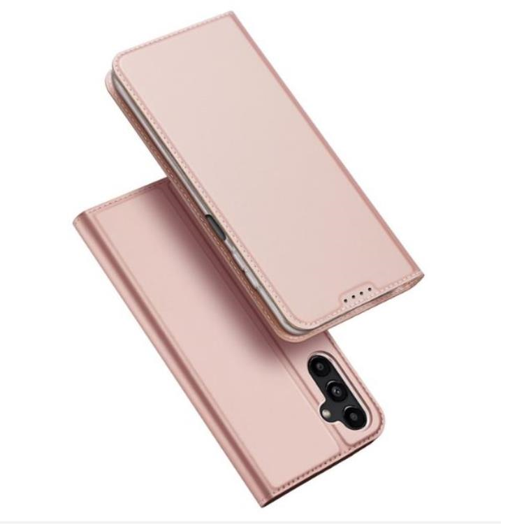 Dux Ducis DUX DUCIS Skin Pro Galaxy A24 4G Plånboksfodral PU Läder - Rosa Guld