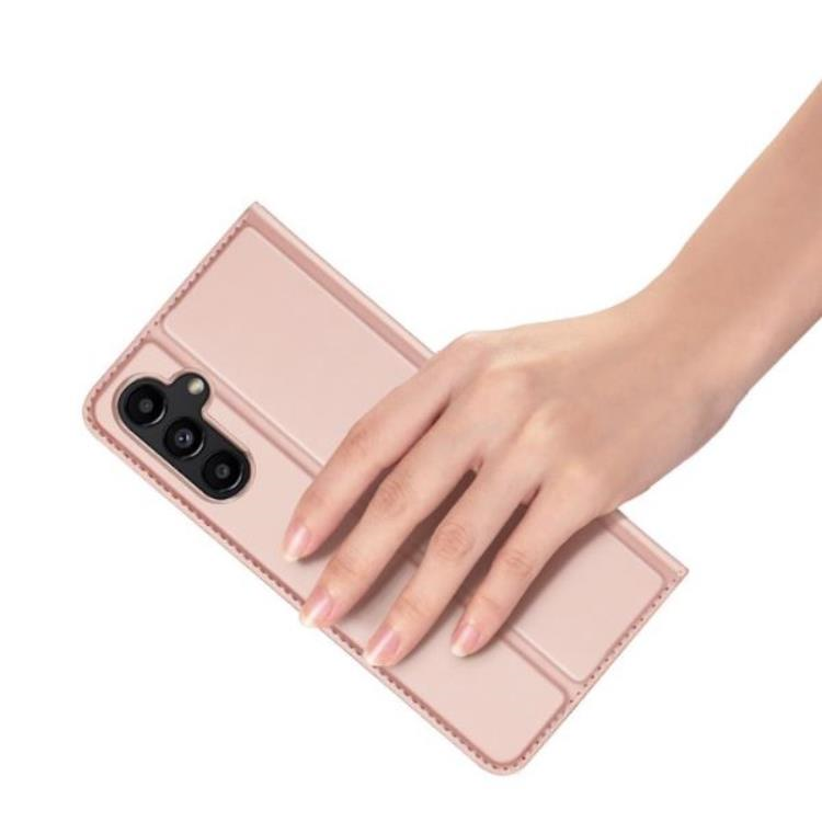 Dux Ducis DUX DUCIS Skin Pro Galaxy A24 4G Plånboksfodral PU Läder - Rosa Guld