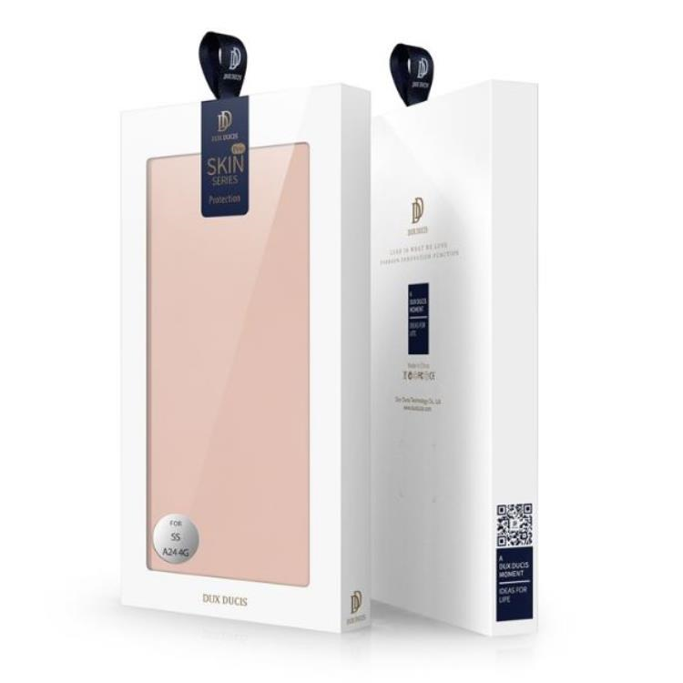 Dux Ducis DUX DUCIS Skin Pro Galaxy A24 4G Plånboksfodral PU Läder - Rosa Guld