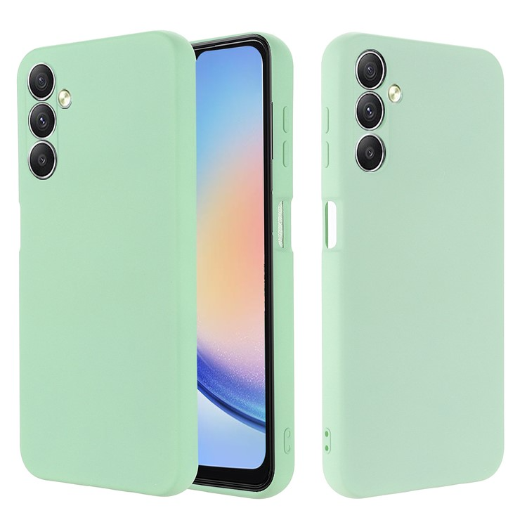 OEM Mobilskal till Galaxy A24 4G Liquid Silicone - Grön