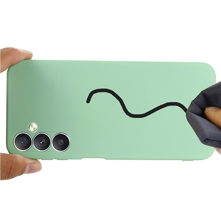 OEM Mobilskal till Galaxy A24 4G Liquid Silicone - Grön