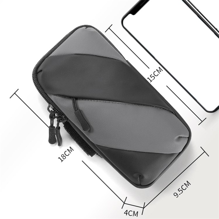 OEM Universalt Sportarmband Vattenresistent Stripes - Gul/Svart