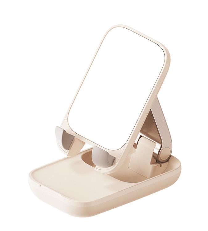 BASEUS Baseus Mobilhållare Seashell Series med Mirror - Beige