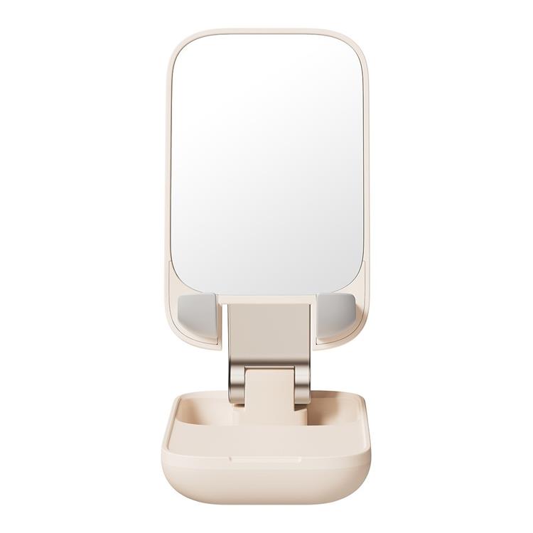 BASEUS Baseus Mobilhållare Seashell Series med Mirror - Beige