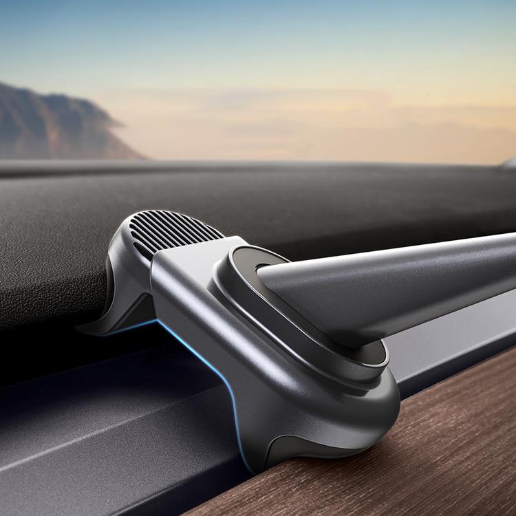 BASEUS Baseus Electric Bilhållare med Solpanel - Svart