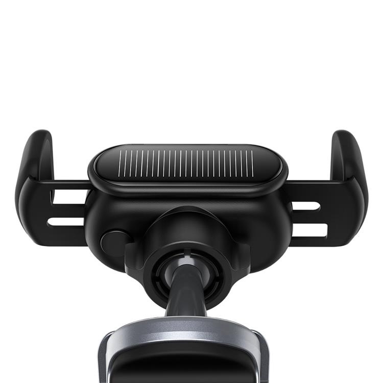 BASEUS Baseus Electric Bilhållare med Solpanel - Svart