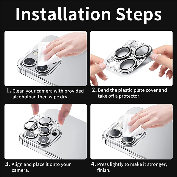 HAT PRINCE Enkay iPhone 12 Pro Max Kameralinsskydd i Härdat glas - Blå