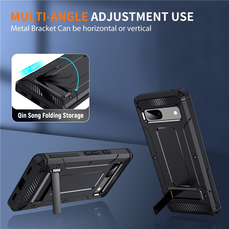 OEM Mobilskal till Google Pixel 7 Kickstand Shockproof - Svart