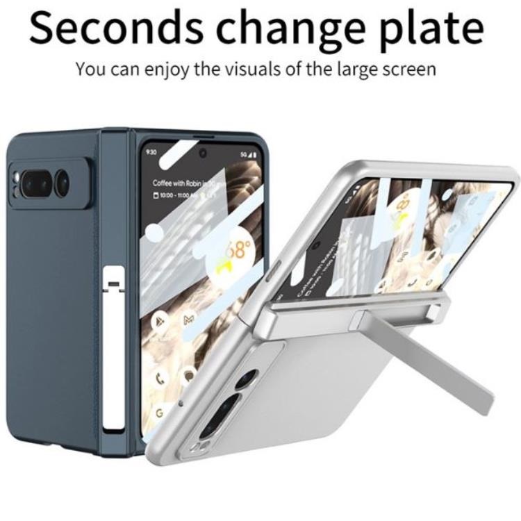 GKK GKK Mobilskal till Google Pixel Fold Kickstand Hård PC - Silver