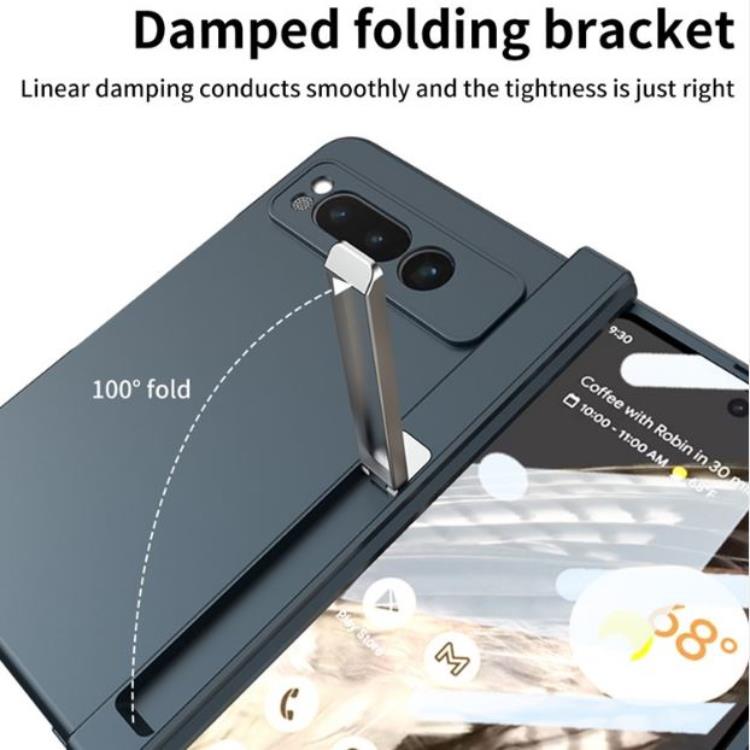 GKK GKK Mobilskal till Google Pixel Fold Kickstand Hård PC - Silver