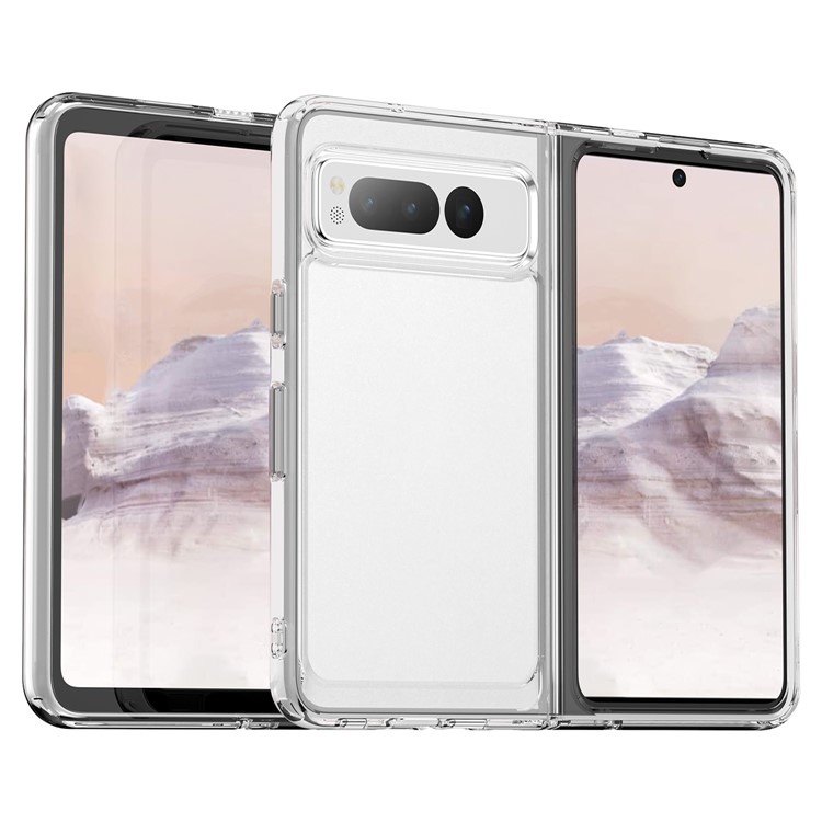OEM Mobilskal till Google Pixel Fold Anti-Scratch TPU + Acrylic - Transparent