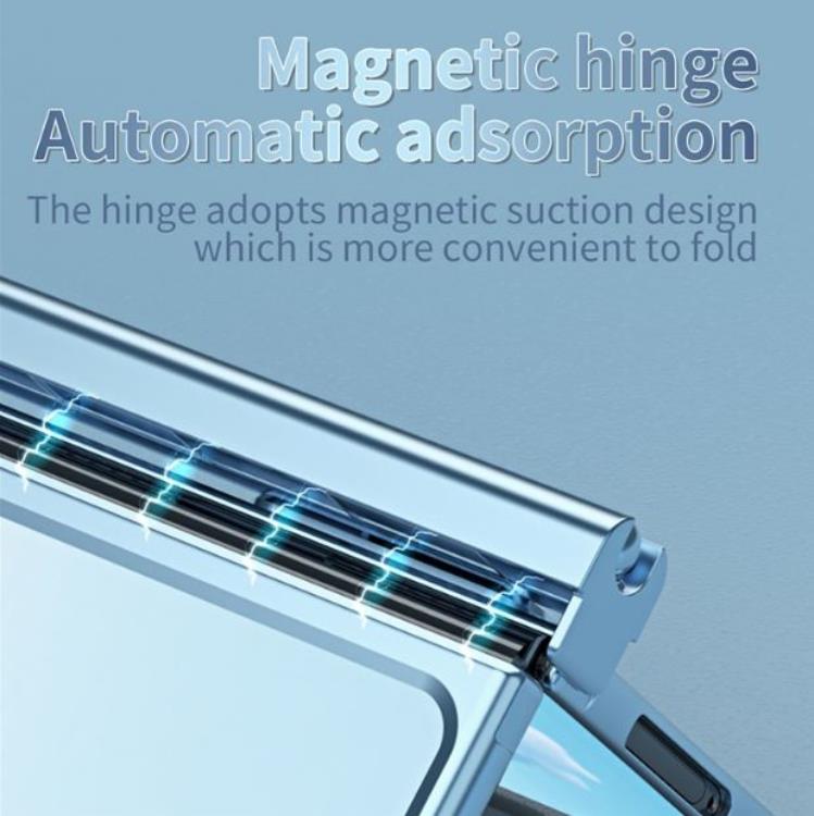 OEM Mobilskal till Google Pixel Fold Electroplating Kickstand - Silver