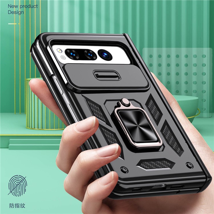 OEM Mobilskal till Google Pixel Fold Kickstand Magnetic - Svart