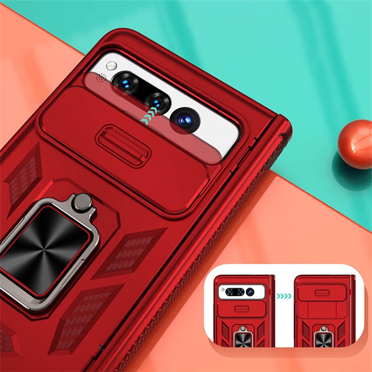 OEM Mobilskal till Google Pixel Fold Kickstand Magnetic - Svart