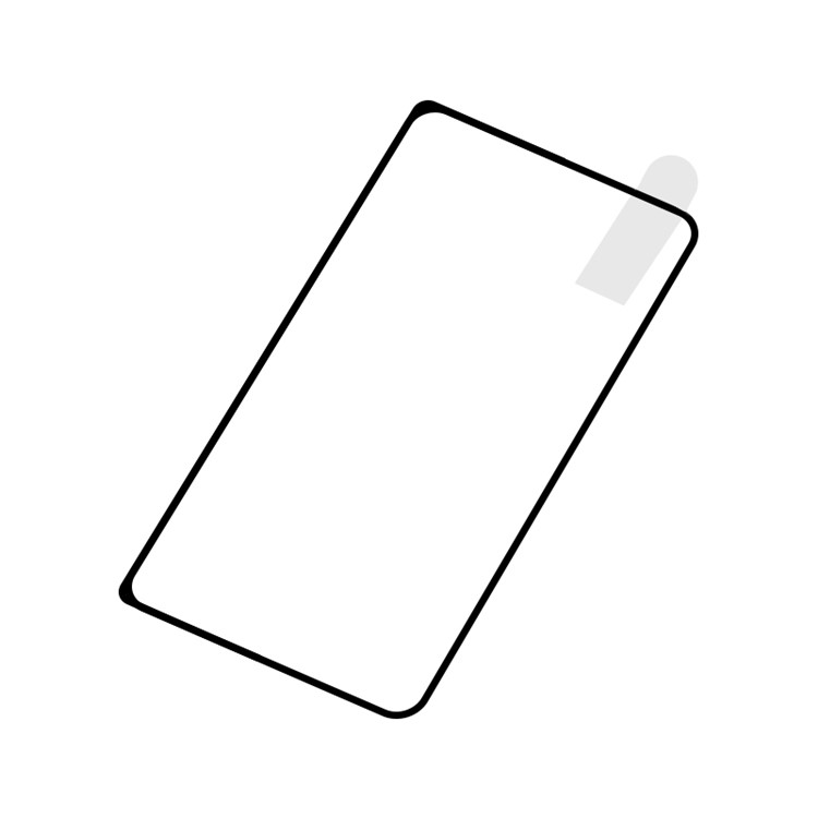 OEM Google Pixel Fold Härdat Glas Skärmskydd Front Full Glue - Svart