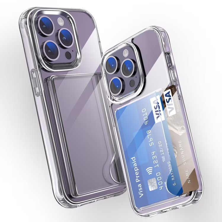 OEM Mobilskal till iPhone 14 Pro Max Korthållare Hybrid Acrylic - Clear