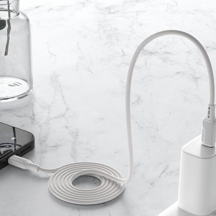 Dudao Dudao USB-C till Lightning kabel 1M 20W PD L6S - Vit