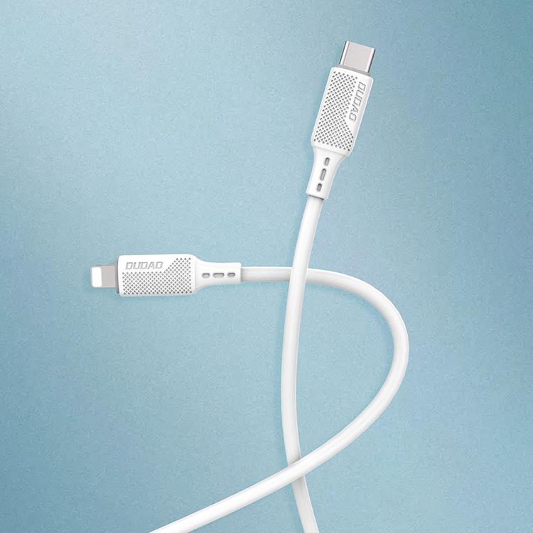 Dudao Dudao USB-C till Lightning kabel 1M 20W PD L6S - Vit