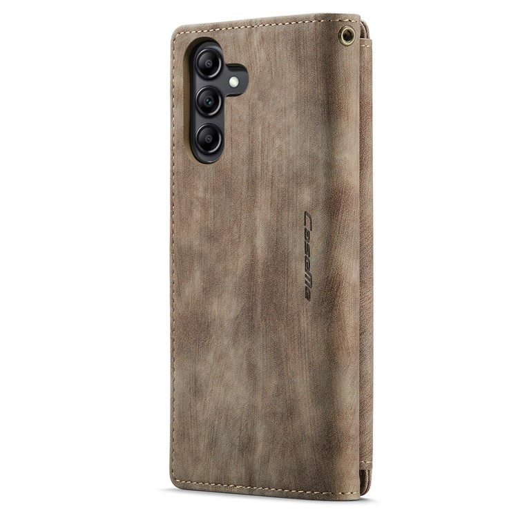 Caseme CASEME Galaxy A24 4G Plånboksfodral C30 Zipper - Brun