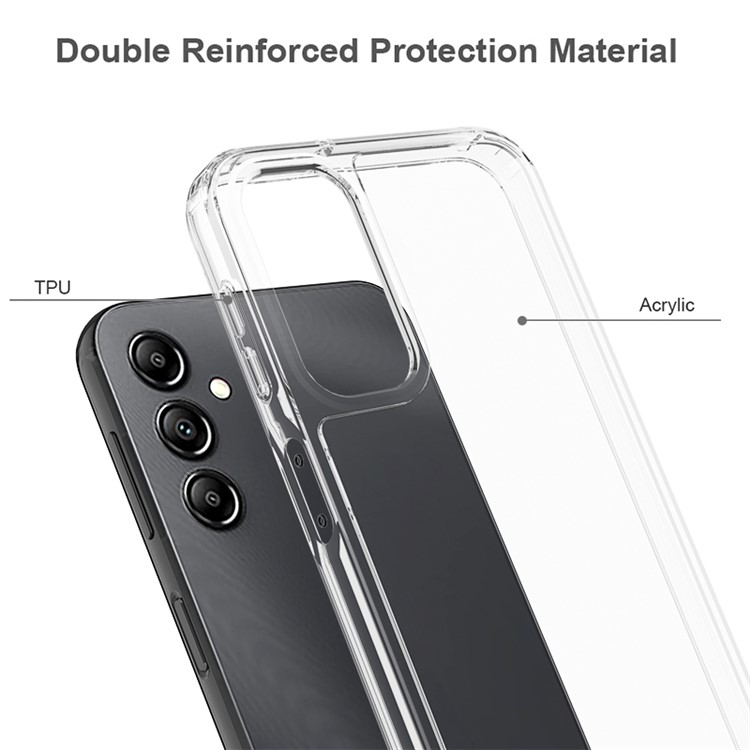 OEM Mobilskal till Galaxy A24 4G Acrylic TPU - Clear