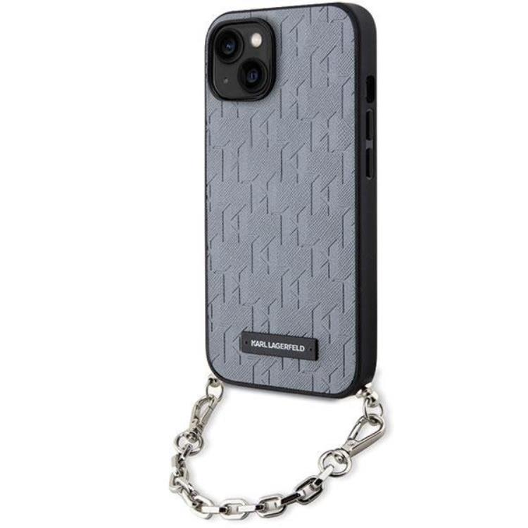 KARL LAGERFELD KARL LAGERFELD Mobilskal till iPhone 14 Saffiano Monogram Chain