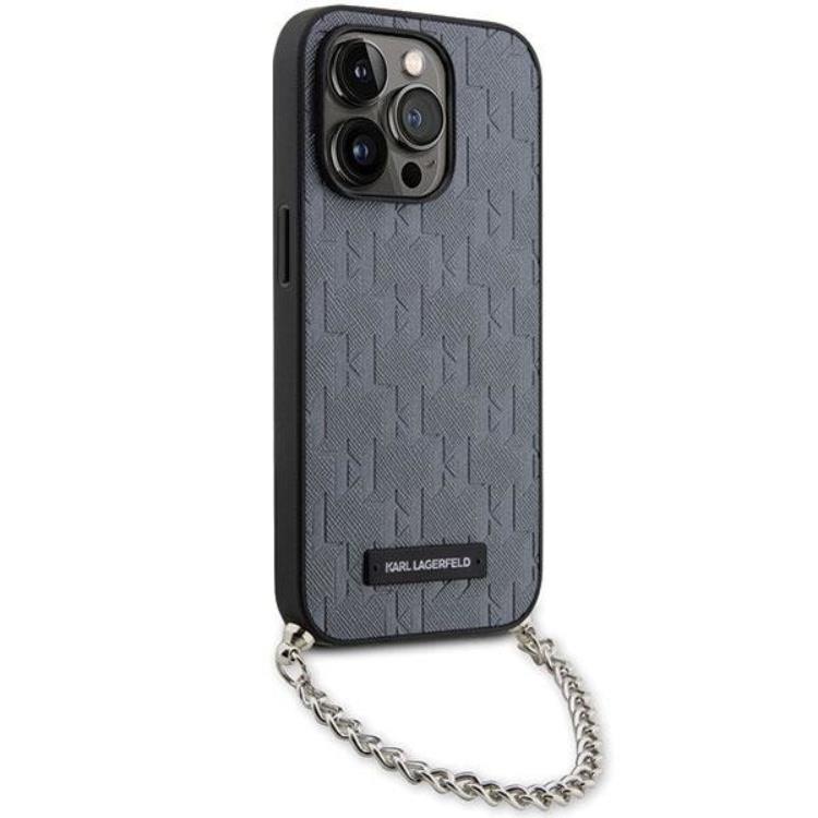 KARL LAGERFELD KARL LAGERFELD Mobilskal till iPhone 14 Pro Max Monogram Chain