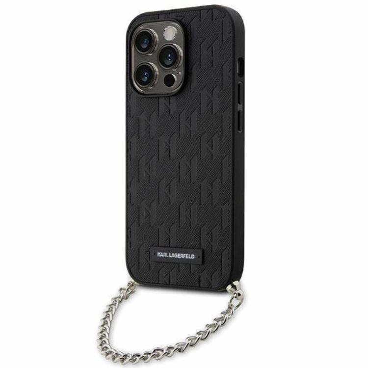 KARL LAGERFELD KARL LAGERFELD iPhone 14 Pro Max Mobilskal Monogram Chain