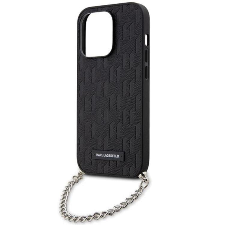 KARL LAGERFELD KARL LAGERFELD iPhone 14 Pro Max Mobilskal Monogram Chain