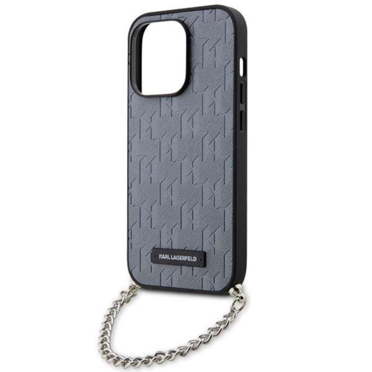 KARL LAGERFELD KARL LAGERFELD Mobilskal till iPhone 14 Pro Monogram Chain