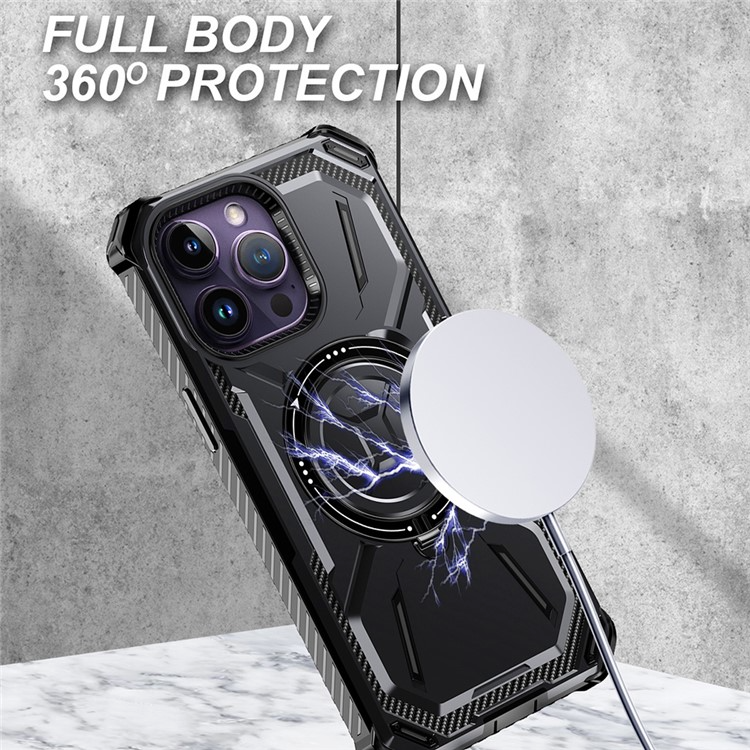 OEM Mobilskal till iPhone 14 Pro Max Magsafe Ringhållare - Lila