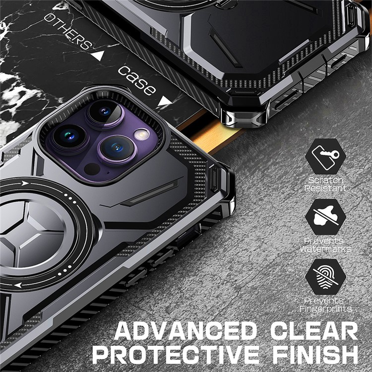 OEM Mobilskal till iPhone 14 Pro Max Magsafe Ringhållare - Lila