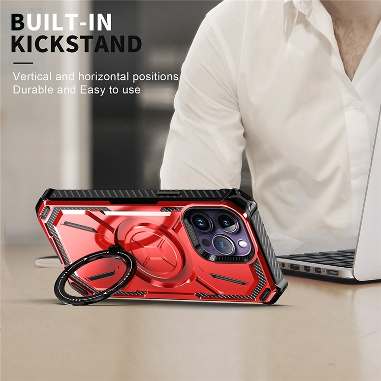 OEM Mobilskal till iPhone 14 Pro Max Magsafe Ringhållare - Lila