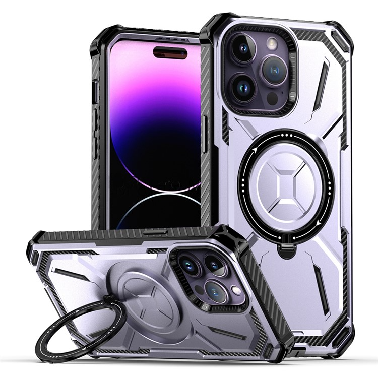 OEM Mobilskal till iPhone 14 Pro Max Magsafe Ringhållare - Lila