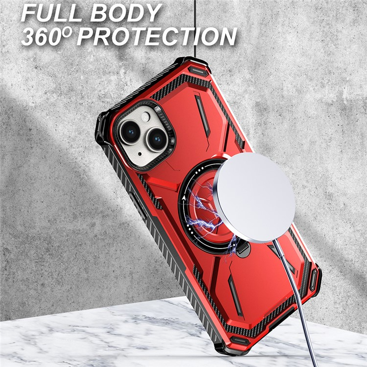 OEM Mobilskal till iPhone 14 Plus Magsafe Ringhållare - Svart