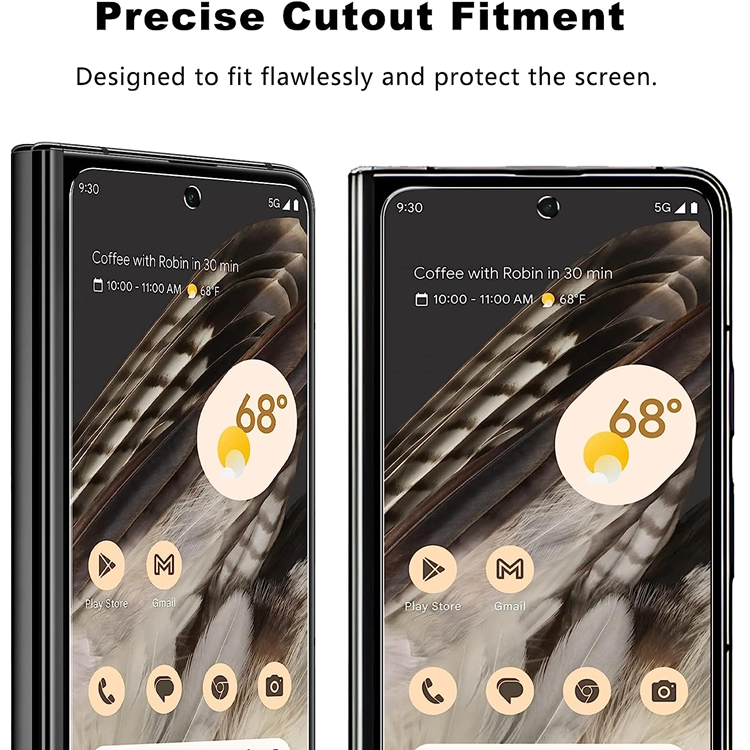 OEM [2-PACK] Google Pixel Fold Härdat Glas Skärmskydd - Clear