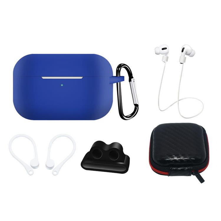 OEM [5-Pack] Airpods Pro 2/Pro 1 Tillbehör Set - Blå