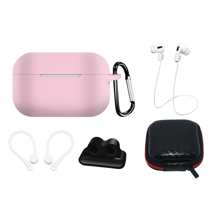 OEM [5-Pack] Airpods Pro 2/Pro 1 Tillbehör Set - Rosa