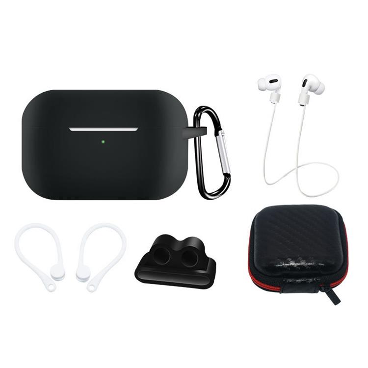 OEM [5-Pack] Airpods Pro 2/Pro 1 Tillbehör Set - Svart