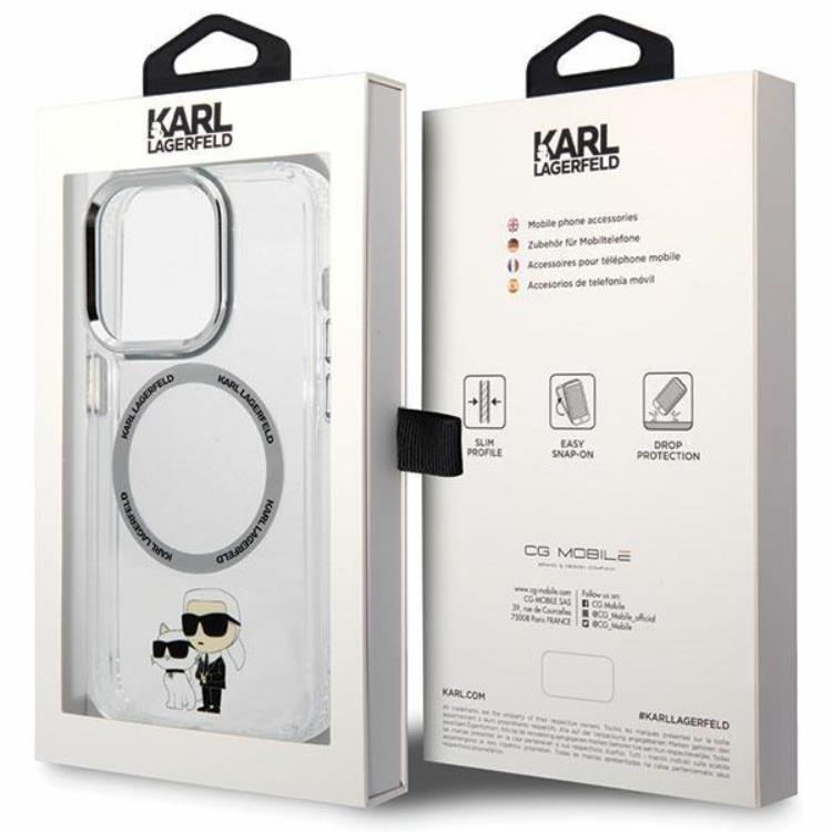 KARL LAGERFELD Karl Lagerfeld Mobilskal till iPhone 14 Pro Magsafe Iconic Karl