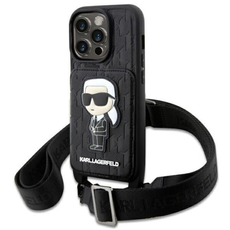 KARL LAGERFELD Karl Lagerfeld iPhone 14 Pro Halsbandsskal Crossbody Ikonik