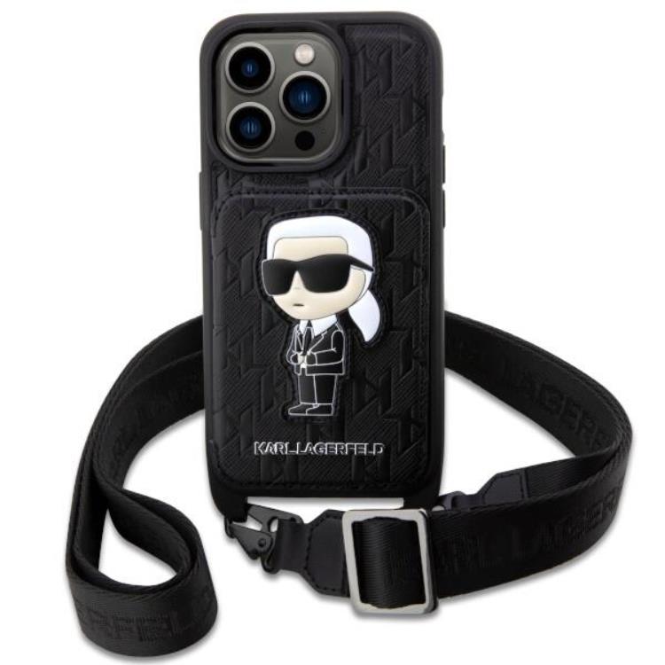 KARL LAGERFELD Karl Lagerfeld iPhone 14 Pro Halsbandsskal Crossbody Ikonik
