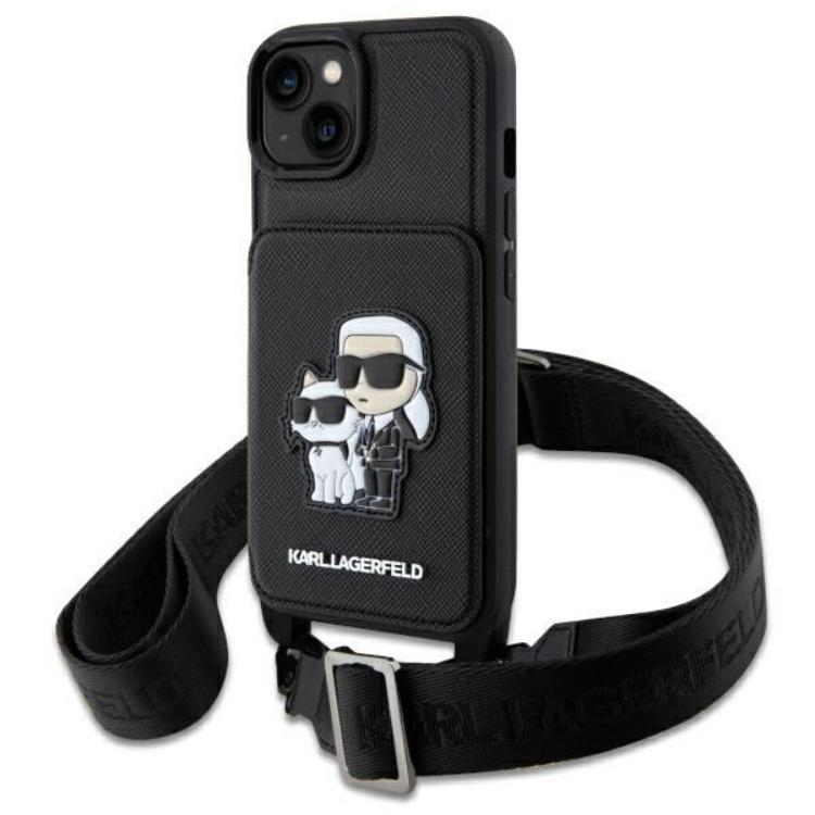 KARL LAGERFELD Karl Lagerfeld iPhone 14 Halsbandsskal Crossbody Karl