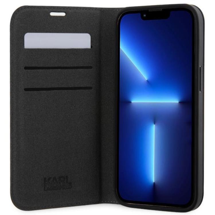 KARL LAGERFELD Karl Lagerfeld iPhone 14 Plånboksfodral Saffiano Karl